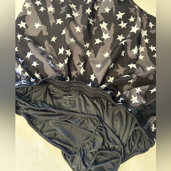 Nike Running shorts Black, White & Grey Star Athletic Lined Shorts Sz-2X. L13 - Picture 11 of 14